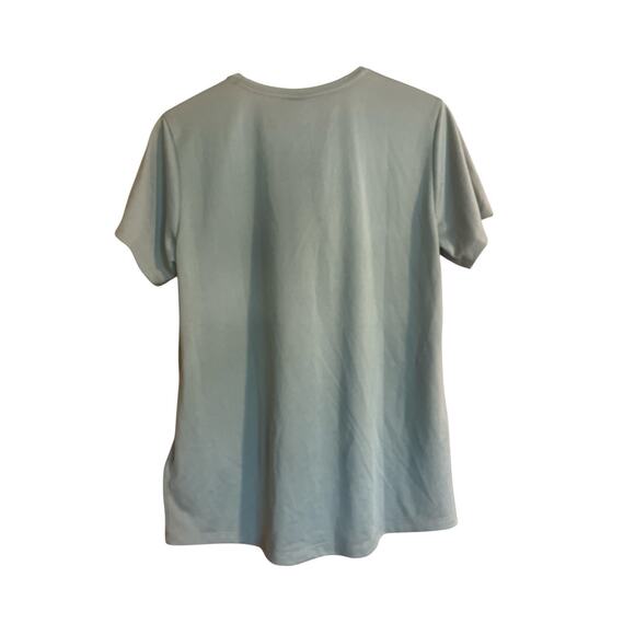The North Face T Shirt Sage Green Elevation Polyester Flashdry Women’s Size M - Picture 2 of 6